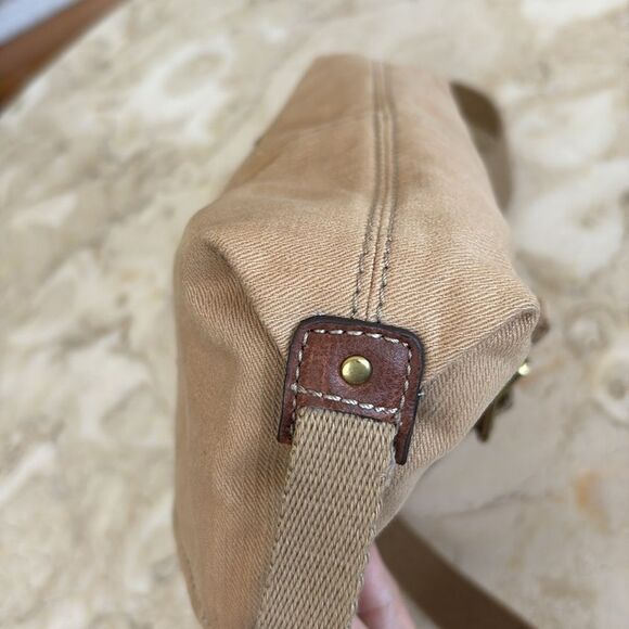 Fossil Canvas & Leather Mini Safari Bag - Picture 5 of 11